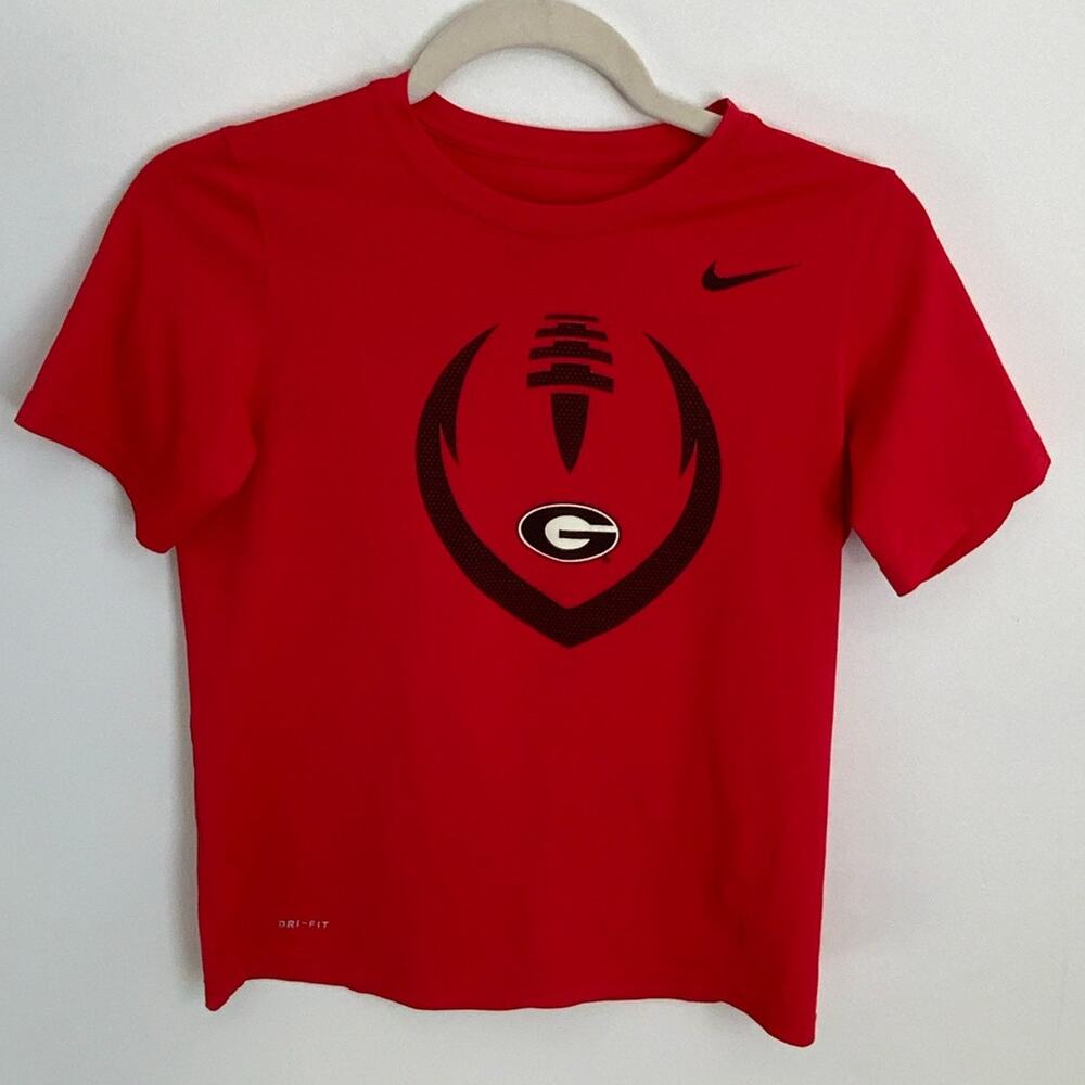 The Nike Tee Georgia Bulldog Football Tee‎ youth size large